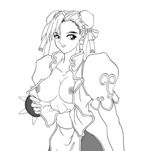Rating: Explicit Score: 0 Tags: breasts capcom chun-li female female_only fingerless_gloves human looking_at_viewer monochrome nipples open_clothing partially_clothed rule34 solo standing straight_hair street_fighter tagme User: bunchy7s