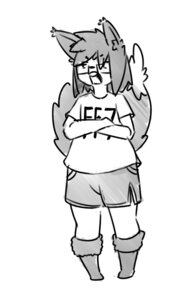 Rating: Safe Score: 0 Tags: anthro biped boots bottomwear boxus canid canine clothed clothing creamydonuts crossed_arms e621 eyewear footwear fox front_view full-length_portrait fully_clothed fur glasses greyscale hair hi_res male mammal monochrome open_mouth portrait raised_tail shirt shoes short_hair shorts solo standing t-shirt tail toony topwear User: bunchy7s