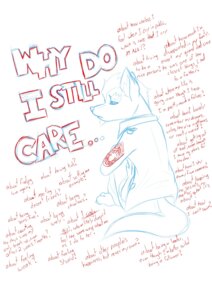 Rating: Safe Score: 0 Tags: acethebigbadwolf acethebigbadwolf_(fursona) anthro clothing digital_drawing_(artwork) digital_media_(artwork) e621 english_text frown fur hi_res looking_away male sad simple_background sketch solo tail text white_background User: bunchy7s