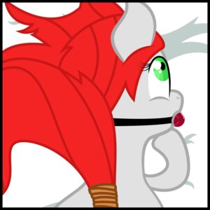 Rating: Explicit Score: 0 Tags: 1:1 2013 ball_gag bdsm black_border border e621 earth_pony equid equine fan_character female gag gagged green_eyes hair hasbro hi_res horse lune_cat mammal my_little_pony pony red_hair simple_background solo tail tail_wraps upiter white_background wraps User: bunchy7s