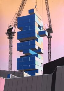 Rating: Safe Score: 0 Tags: building city cityscape construction crane_(machine) detailed detailed_background e621 evening fence grandfathered_content jenga low-angle_view machine metal not_furry outside platform railing sky snowisland9 tower wall_(structure) zero_pictured User: bunchy7s