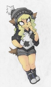 Rating: Safe Score: 0 Tags: adolescent anthro boots bottomwear canid canine canis clothed clothing domestic_dog e621 female footwear hat headgear headwear hoodie mammal pupils roxie_pepper shoes shorts simple_background slightly_chubby slit_pupils smokyjai solo standing thick_thighs topwear young young_anthro young_female User: bunchy7s