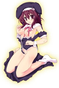Rating: Questionable Score: 0 Tags: blush breasts chantez_arpinion cross female footwear habit halftone halftone_background hat highres kimura_chiruno lyrical_nanoha mahou_shoujo_lyrical_nanoha_vivid nipples no_bra no_panties nun open_mouth pussy red_eyes red_hair ribbon rule34 short_hair sitting socks solo sweat tear torn_clothes wariza wrist_cuffs User: bunchy7s