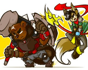 Rating: Safe Score: 0 Tags: 5:4 anthro bear canid canine dipstick_tail duo e621 fox lilchu male mammal markings tail tail_markings weapon User: bunchy7s Rating: Safe Score: 0 Tags: 5:4 anthro bear canid canine dipstick_tail duo e621 fox lilchu male mammal markings tail tail_markings weapon User: bunchy7s