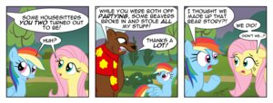 Rating: Safe Score: 0 Tags: bear blue_body blue_feathers blue_fur comic e621 english_text equid equine feathered_wings feathers female feral fluttershy_(mlp) friendship_is_magic fur green_eyes group hair harry_the_bear_(mlp) hasbro loomex male mammal multicolored_hair multicolored_tail my_little_pony mythological_creature mythological_equine mythology pegasus pink_eyes pink_hair rainbow_dash_(mlp) rainbow_hair rainbow_tail tail text wings yellow_body yellow_feathers User: bunchy7s