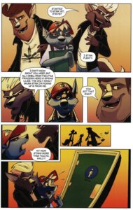 Rating: Safe Score: 0 Tags: anthro book bosstones22 charco clothing comic dialogue e621 english_text fur group hat headgear headwear hi_res male mammal mephitid skunk tail text User: bunchy7s