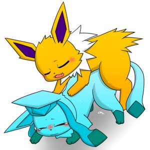 Rating: Explicit Score: 0 Tags: ambiguous_gender blush color cum eeveelution feral fur glaceon interspecies jolteon male nintendo nude pokemon pokemon_(species) rule34 sex tagme User: bunchy7s
