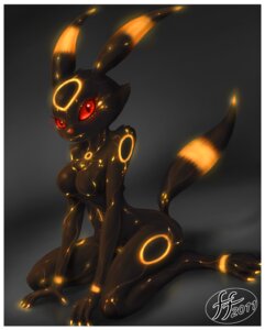 Rating: Questionable Score: 0 Tags: 2010 anthro biped black_body black_fur border breasts claws e621 eeveelution female fernando_faria fur generation_2_pokemon glowing hi_res kneeling looking_at_viewer nintendo nude pokemon pokemon_(species) pokemorph pose red_eyes simple_background solo tail tron umbreon white_border wide_hips User: bunchy7s