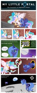 Rating: Safe Score: 0 Tags: blue_body blue_feathers br0ny brand_parody color_coded color_coded_text comic controller crossover cutie_mark dialogue duo e621 earth english_text equid equine feathered_wings feathers female feral friendship_is_magic game_controller gaming gun hasbro hi_res holding_controller holding_game_controller holding_object horn larger_female larger_feral male male_non-humanoid_machine mammal microsoft moon multiplayer my_little_pony mythological_creature mythological_equine mythology non-humanoid_machine on_the_moon one_page_comic orb_robot personality_core_(portal) planet playing_video_game pointy_speech_bubble portal portal_(series) portal_gun princess_celestia_(mlp) princess_luna_(mlp) quadruped ranged_weapon sibling_(lore) sister_(lore) sisters_(lore) size_difference smaller_male sony_corporation space_core_(portal) speech_bubble tail text url valve valve_corporation weapon white_body white_feathers winged_unicorn wings xbox xbox_360 xbox_360_controller xbox_controller xbox_game_studios User: bunchy7s