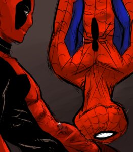 Rating: Explicit Score: 0 Tags: 2boys artist_request bodysuit clothed_erection clothed_sex deadpool erection erection_under_clothes fully_clothed gay male male_only marvel marvel_comics mask masked masks multiple_males oral penis peter_parker precum rule34 spandex spider-man spider-man_(series) tagme visible_penis_shape wade_wilson yaoi User: bunchy7s