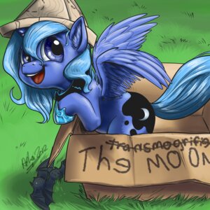 Rating: Safe Score: 0 Tags: 1:1 2012 aphexangel bat blue_body blue_eyes blue_feathers blue_fur blue_hair box box_fort calvin_and_hobbes clothing container cutie_mark e621 english_text equid equine feathered_wings feathers female feral friendship_is_magic fur grass hair hasbro hat headgear headwear hi_res horn in_box in_container looking_at_viewer mammal multicolored_hair my_little_pony mythological_creature mythological_equine mythology outside plant princess_luna_(mlp) solo tail teeth text tongue winged_unicorn wings young young_feral User: bunchy7s
