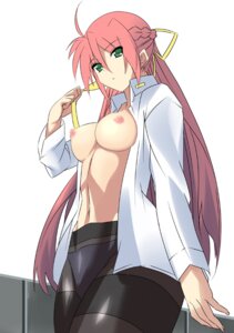 Rating: Questionable Score: 0 Tags: breasts date_(artist) female green_eyes long_hair lyrical_nanoha mahou_shoujo_lyrical_nanoha nipples no_bra open_clothes open_shirt panties panties_under_pantyhose pantyhose pink_hair rule34 shirt signum underwear User: bunchy7s