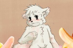 Rating: Questionable Score: 0 Tags: anthro banana blush chest_tuft e621 food food_fetish fruit fur kerestan male open_mouth plant shota solo suggestive suggestive_food tail tuft young young_anthro young_male User: bunchy7s