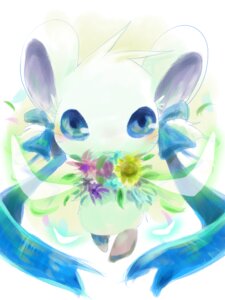 Rating: Safe Score: 0 Tags: 3:4 big_ears bijou_(hamtaro) blue_eyes cricetid delicate e621 female flower hamster hamtaro_(series) looking_at_viewer mammal plant ribbons rodent simple_background solo standing ucjpsm white_background User: bunchy7s
