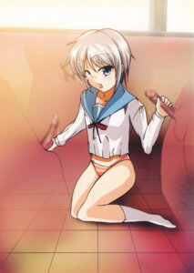 Rating: Explicit Score: 0 Tags: blush censored clothing cum female glasses handjob maccha_vanilla male nagato_yuki noushuku_kangen panties penis rule34 suzumiya_haruhi_no_yuuutsu underwear User: bunchy7s
