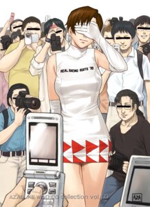 Rating: Questionable Score: 0 Tags: 1girls 6+boys azasuke bare_shoulders bottomless_skirt breasts brown_eyes brown_hair camera cellphone_picture covering covering_eyes covering_face crowd crowd_taking_pictures curvy dress earrings elbow_gloves embarrassed exhibitionism eyeless_male female gloves highres hoop_earrings jewelry large_breasts male male_with_female male_with_male nagase_reiko phone photografic_proof photographic_proof public pussy pussy_juice pussy_juice_drip race_queen ridge_racer rule34 short_hair skirt standing straight thigh_gap thighs User: bunchy7s