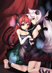 Rating: Questionable Score: 0 Tags: 463_jun accessory animal_humanoid bow_(feature) bow_accessory bow_ribbon braided_hair breasts canid canid_humanoid canine canine_humanoid canis cat_humanoid cat_tail chain cleavage clothed clothing collar dress duo e621 felid felid_humanoid feline feline_humanoid female gloves hair hair_accessory hair_bow hair_ribbon handwear hi_res humanoid humanoid_pointy_ears mammal mammal_humanoid momiji_inubashiri multi_tail pigtails pointy_ears red_eyes red_hair ribbons rin_kaenbyou tail touhou twin_braids wolf wolf_humanoid wolf_tail User: bunchy7s