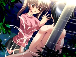 Rating: Explicit Score: 0 Tags: 1boy 1girls back black_hair blush brown_eyes brown_hair bush censored cfnm clothed clothed_female_nude_male cum cum_on_clothes ejaculation erection female femdom game_cg hiyoko_banchou long_hair male malesub mazoravu miniskirt necklace night nude open_mouth outdoors penis public rule34 shirt short_hair skirt straight sweater thighhighs tied_hair twintails User: bunchy7s