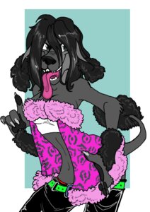 Rating: Safe Score: 0 Tags: alternative_fashion anthro biped black_body black_fur black_hair canid canine canis clothed clothing dickbitch_molly domestic_dog dominant dominatrix e621 female fur grey_eyes gyaru hair j-fashion jabberwockychamber long_nails mammal miami_clip playful poodle rock_gyaru smile solo standing tail tail_tuft tailfro tongue tsuyome tuft User: bunchy7s