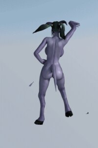 Rating: Explicit Score: 0 Tags: 2:3 3d_(artwork) 3d_animation animated animated_gif arms_above_head big_breasts big_butt blizzard_entertainment blue_eyes breasts butt dancing digital_media_(artwork) draenei e621 female glowing glowing_eyes green_hair grey_background grey_body grey_skin hair hooves horn humanoid leman low_res navel nipples not_furry nude pigtails short_playtime side_boob simple_background solo standing tail warcraft User: bunchy7s