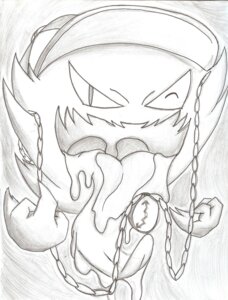 Rating: Questionable Score: 0 Tags: ambiguous_gender e621 floating_hands generation_1_pokemon haunter hi_res looking_at_viewer monochrome nintendo pokemon pokemon_(species) simple_background solo spirit tongue unknown_artist User: bunchy7s