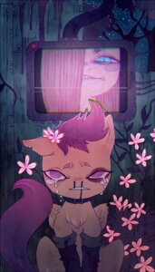 Rating: Questionable Score: 0 Tags: blood blue_eyes bodily_fluids bruised bruised_eye clothing collar crookedtrees crying duo e621 earth_pony equid equine feathered_wings feathers female feral flower footwear friendship_is_magic hair hasbro horse legwear mammal my_little_pony mythological_creature mythological_equine mythology pegasus pink_hair pinkamena_(mlp) pinkie_pie_(mlp) plant pony purple_eyes scootaloo_(mlp) socks tail tears wings young young_female young_feral User: bunchy7s