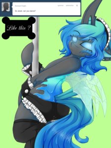 Rating: Questionable Score: 0 Tags: 3:4 arthropod bottomwear butt changeling_(mlp) clothed clothing dancing dialogue digital_media_(artwork) e621 english_text equid equine female flat_chested friendship_is_magic glowing glowing_eyes hasbro hi_res horn insect_wings jewel_(rainbowscreen) legwear looking_at_viewer looking_back maid_uniform mammal my_little_pony mythological_creature mythological_equine mythology panties pole pole_dancing rainbowscreen shaded shorts simple_background solo stockings tail text topless underwear uniform winged_unicorn wings User: bunchy7s Rating: Questionable Score: 0 Tags: 3:4 arthropod bottomwear butt changeling_(mlp) clothed clothing dancing dialogue digital_media_(artwork) e621 english_text equid equine female flat_chested friendship_is_magic glowing glowing_eyes hasbro hi_res horn insect_wings jewel_(rainbowscreen) legwear looking_at_viewer looking_back maid_uniform mammal my_little_pony mythological_creature mythological_equine mythology panties pole pole_dancing rainbowscreen shaded shorts simple_background solo stockings tail text topless underwear uniform winged_unicorn wings User: bunchy7s