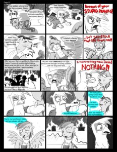 Rating: Safe Score: 0 Tags: avian beak blood bodily_fluids chris_boe comic dialogue duo e621 english_text equid equine eyes_closed feathered_wings feathers female feral fight friendship_is_magic gilda_(mlp) greyscale gryphon hasbro hi_res mammal monochrome my_little_pony mythological_avian mythological_creature mythological_equine mythology open_mouth pegasus rainbow_dash_(mlp) restricted_palette tail tail_tuft tears text tuft wings User: bunchy7s