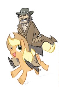 Rating: Safe Score: 0 Tags: 2011 applejack_(mlp) blonde_hair brown_clothing brown_hat brown_headwear clothed clothed_human clothed_male clothing cowboy_hat crossover cutie_mark digital_drawing_(artwork) digital_media_(artwork) duo e621 earth_pony equid equine eyebrows eyes_closed female female_feral feral freckles friendship_is_magic fully_clothed fully_clothed_human fully_clothed_male green_eyes hair hasbro hat hat_only headgear headgear_only headwear headwear_only horse human john_marston male mammal mostly_nude mostly_nude_female mostly_nude_feral my_little_pony open_mouth pony red_dead_(series) riding rockstar_games russiandragon simple_background straddling teeth what white_background User: bunchy7s
