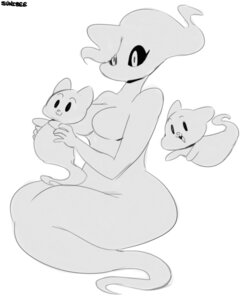 Rating: Questionable Score: 0 Tags: anthro black_sclera breasts domestic_cat e621 felid feline felis female ghost group juice_(sunibee) mammal monochrome spirit sunibee wide_hips User: bunchy7s