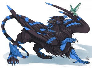 Rating: Safe Score: 0 Tags: 2013 4_toes ambiguous_gender artist_collaboration avian beak bird black_body black_feathers blue_body blue_feathers blue_stripes claws e621 eye_contact feathered_wings feathers feet feral green_body green_eyes green_feathers gryphon looking_at_another looking_up multicolored_body multicolored_feathers mythological_avian mythological_creature mythology open_mouth qwertydragon seamen simple_background smile solo stripes tail talons toe_claws toes two_tone_body two_tone_feathers wings User: bunchy7s