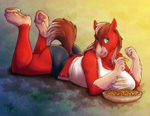 Rating: Safe Score: 0 Tags: 2014 anthro arms_bent bent_legs big_breasts big_butt biped bottomwear breast_rest breasts brown_hair butt calves_up cleavage clothed clothing e621 eating equid equine female food fur green_eyes hair hooves horse kaylii looking_at_viewer lying mammal on_front raised_calf red_body red_fur shorts solo tail white_body white_fur white_hair User: bunchy7s Rating: Safe Score: 0 Tags: 2014 anthro arms_bent bent_legs big_breasts big_butt biped bottomwear breast_rest breasts brown_hair butt calves_up cleavage clothed clothing e621 eating equid equine female food fur green_eyes hair hooves horse kaylii looking_at_viewer lying mammal on_front raised_calf red_body red_fur shorts solo tail white_body white_fur white_hair User: bunchy7s