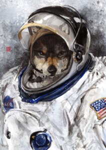 Rating: Safe Score: 0 Tags: 2012 american_flag anthro armor canid canine canis clothing e621 flag headgear helmet looking_at_viewer male mammal nasa racoonwolf solo spacesuit united_states_of_america wolf User: bunchy7s