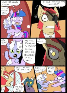 Rating: Safe Score: 0 Tags: bandage buckshot_(metal) clothed clothing comic cutie_mark dialogue digital_media_(artwork) e621 english_text equid equine eye_patch eyewear female feral friendship_is_magic fur group hair hasbro horn male mammal mane metal_(artist) multicolored_hair my_little_pony mythological_creature mythological_equine mythology purple_body purple_fur purple_hair ring starfuries text twilight_sparkle_(mlp) two_tone_hair unicorn window User: bunchy7s