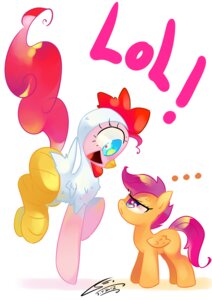 Rating: Safe Score: 0 Tags: 2012 avian beak bird blue_eyes chicken clothing costume duo e621 earth_pony equid equine feathered_wings feathers female feral friendship_is_magic galliform hair halloween hasbro hi_res holidays horse iopichio long_hair mammal my_little_pony mythological_creature mythological_equine mythology pegasus phasianid pink_hair pinkie_pie_(mlp) pony purple_hair scootaloo_(mlp) short_hair smile wings young young_feral User: bunchy7s Rating: Safe Score: 0 Tags: 2012 avian beak bird blue_eyes chicken clothing costume duo e621 earth_pony equid equine feathered_wings feathers female feral friendship_is_magic galliform hair halloween hasbro hi_res holidays horse iopichio long_hair mammal my_little_pony mythological_creature mythological_equine mythology pegasus phasianid pink_hair pinkie_pie_(mlp) pony purple_hair scootaloo_(mlp) short_hair smile wings young young_feral User: bunchy7s