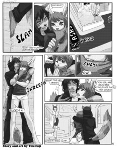 Rating: Questionable Score: 0 Tags: anthro comic dear_hustler dialogue duo_focus e621 english_text greyscale group hi_res lagomorph leporid male male/male mammal monochrome multiple_scenes procyonid rabbit raccoon tail text tokifuji User: bunchy7s