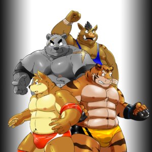 Rating: Questionable Score: 0 Tags: 1:1 abs anthro bear biceps big_muscles bulge canid canine canis chest_tuft clothed clothing daigo_kumano domestic_dog e621 felid fur group kenta_shiba_(character) kotetsu_oshima looking_at_viewer male mammal musclegut muscular muscular_male pantherine pillarbox scar shiba-kenta shiba_inu slightly_chubby speedo spitz suid suine sus_(pig) swimwear takeshi_inoyama tiger topless tuft wild_boar wrestler wrestling_briefs wrestling_singlet User: bunchy7s