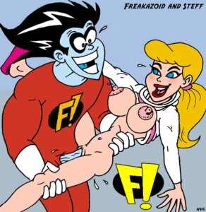 Rating: Explicit Score: 0 Tags: breasts female freakazoid freakazoid! large_breasts male male/female male_penetrating_female nev penetration pussy rule34 sex steff steff_(freakazoid) straight tagme vaginal_penetration vaginal_sex User: bunchy7s