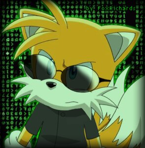 Rating: Safe Score: 0 Tags: 2006 agent_smith anthro big_eyes big_head black_nose blue_eyes canid canine cel_shading clothed clothing dipstick_tail e621 eyewear fox foxrichards front_view fur glasses hair looking_at_viewer low_res male mammal markings miles_prower multi_tail multicolored_tail orange_body orange_fur orange_hair outline raised_tail sega shaded shirt short_hair solo sonic_the_hedgehog_(series) sunglasses tail tail_markings the_matrix toony topwear white_body white_fur User: bunchy7s