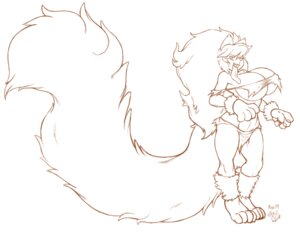 Rating: Questionable Score: 0 Tags: 2014 4_toes animal_humanoid barefoot big_breasts bottomwear breasts canid canid_humanoid canine canine_humanoid clothing dog_humanoid e621 feet female fur gunmouth hair humanoid loincloth long_hair long_tail long_tongue mammal mammal_humanoid open_mouth ruru_(tabris) simple_background sketch solo standing tail teeth toes tongue tongue_out torn_clothing tuft white_background User: bunchy7s