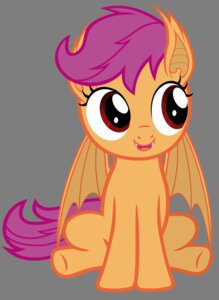 Rating: Safe Score: 0 Tags: absurd_res alpha_channel alternate_species bat_pony e621 equid fangs female feral friendship_is_magic fur hair hasbro hi_res hybrid magister39 mammal membrane_(anatomy) membranous_wings my_little_pony open_mouth orange_body orange_fur purple_hair red_eyes scootaloo_(mlp) simple_background sitting smile solo teeth tongue transparent_background vampire wings young young_feral User: bunchy7s