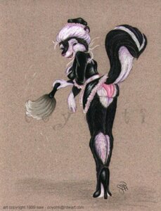Rating: Questionable Score: 0 Tags: 1999 anthro biped bottomwear butt clothed clothing e621 female footwear high_heels looking_back maid_uniform mammal mephitid panties sandi_wilkinson shoes skirt skunk solo striped_skunk tail tail_under_skirt tail_upskirt underwear uniform upskirt User: bunchy7s