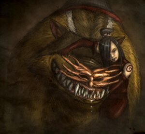 Rating: Safe Score: 0 Tags: accessory armwear avatar:_the_last_airbender black_hair blood bodily_fluids clothing duo e621 elbow_gloves eulipotyphlan eyeless female feral gloves grin hair hair_accessory hair_bun handwear hug human june_(avatar) mammal nickelodeon nimuekaibi nyla sharp_teeth shirshu smile spiral teeth User: bunchy7s