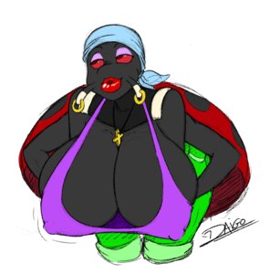 Rating: Questionable Score: 0 Tags: antennae_(anatomy) antennae_piercing anthro arthropod beetle big_breasts black_body black_skin breasts cleavage clothed clothing cross cross_necklace cucujoid daigo e621 ear_piercing female furgonomic_piercing furgonomics half-closed_eyes hi_res huge_breasts insect jewelry kerchief ladybug lips lipstick makeup multi_limb narrowed_eyes necklace non-mammal_breasts piercing red_lipstick red_sclera simple_background skimpy solo thick_lips white_background wing_black User: bunchy7s