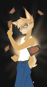 Rating: Safe Score: 0 Tags: anthro bottomwear card clothing corganda denim denim_bottomwear denim_clothing e621 eyewear felid feline geek glasses hasbro hi_res holding_card holding_object holding_single_card jeans kitt-n-valentine logo lynx magic:_the_gathering magic:_the_gathering_card magic:_the_gathering_logo male mammal pants shirt solo tank_top topwear trading_card trading_card_game wizards_of_the_coast User: bunchy7s