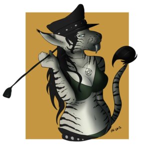 Rating: Safe Score: 0 Tags: absurd_res anthro aryan_(species) blue_eyes clothing digital_media_(artwork) e621 ear_tuft fangs felid female fur half-length_portrait hi_res inverted_pentacle jewelry mammal necklace occult_symbol peak_hat pentacle pentagram portrait purplepardus riding_crop sabertooth_(anatomy) shirt simple_background solo stripes symbol tail tail_tuft tank_top teeth topwear tryn tuft whip User: bunchy7s Rating: Safe Score: 0 Tags: absurd_res anthro aryan_(species) blue_eyes clothing digital_media_(artwork) e621 ear_tuft fangs felid female fur half-length_portrait hi_res inverted_pentacle jewelry mammal necklace occult_symbol peak_hat pentacle pentagram portrait purplepardus riding_crop sabertooth_(anatomy) shirt simple_background solo stripes symbol tail tail_tuft tank_top teeth topwear tryn tuft whip User: bunchy7s