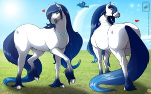 Rating: Questionable Score: 0 Tags: 2013 absurd_res bedroom_eyes big_butt blue_body blue_eyes blue_fur blue_hair blue_lips blush butt cutie_mark dated e621 ear_piercing equid equine eyeshadow female female_feral feral fur grass hair hasbro heart_symbol hi_res hooves horse jade-sapphire jewelry licking licking_lips licking_own_lips lips lipstick long_hair looking_back makeup mammal my_little_pony narrowed_eyes necklace outside piercing plant pose quadruped seductive self_lick sky solo standing tail tongue tongue_out walter_sache white_body white_fur User: bunchy7s