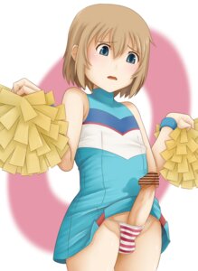 Rating: Explicit Score: 0 Tags: 1boy balls balls_bulge balls_in_panties censored cheerleader cheerleader_uniform crossdressing erection heroman joey_jones lina_davis lina_davis_(cosplay) male male_cheerleader male_only panties panty_bulge penis pom_poms rule34 solo striped_panties tagme User: bunchy7s
