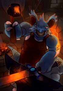 Rating: Safe Score: 0 Tags: anvil apron blacksmith clothing detailed_background digital_media_(artwork) e621 feral fire forging generation_1_pokemon hammer haychel holding_object holding_tool inside looking_at_object male melee_weapon nidoking nintendo pokemon pokemon_(species) shiny_pokemon smithing smithy solo standing sword tools weapon User: bunchy7s Rating: Safe Score: 0 Tags: anvil apron blacksmith clothing detailed_background digital_media_(artwork) e621 feral fire forging generation_1_pokemon hammer haychel holding_object holding_tool inside looking_at_object male melee_weapon nidoking nintendo pokemon pokemon_(species) shiny_pokemon smithing smithy solo standing sword tools weapon User: bunchy7s