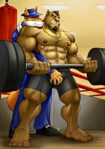 Rating: Questionable Score: 0 Tags: 2014 abs anthro athletic barbell barefoot beard biceps big_muscles black_hair blush bodily_fluids bottomwear brown_body brown_fur bulge canid canine canis clothed clothing don_leonardo duo e621 exercise facial_hair feet felid footwear fox fur goatee grope hair hat headgear headwear holding_object jacket jewelry john_dempsey lion male male/male mammal maxima muscular muscular_male necklace nipples pantherine pants pec_grab pecs pose scar shoes shorts standing suit sweat tan_body tan_fur topless topwear vein weightlifting weights white_body white_fur wolf wolfplot workout User: bunchy7s